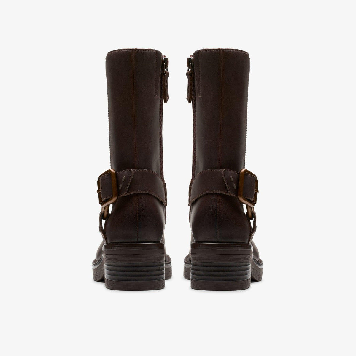 Rebelle Up Walnut Leather - Clarks Women