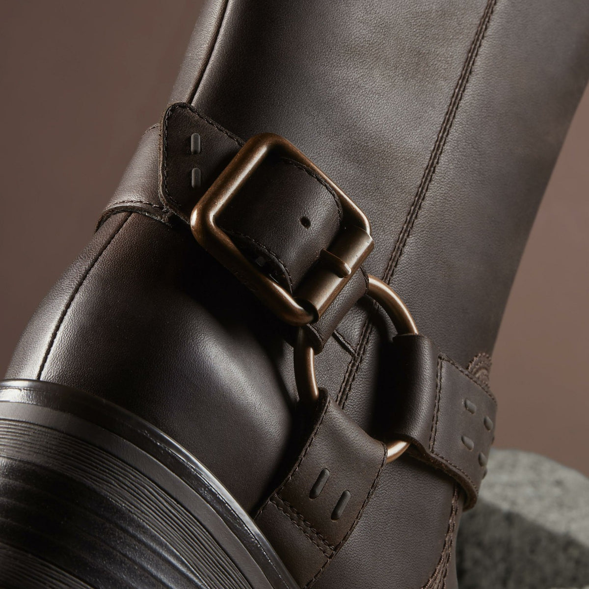 Rebelle Up Walnut Leather - Clarks Women