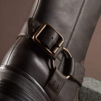 Rebelle Up Walnut Leather - Clarks Women