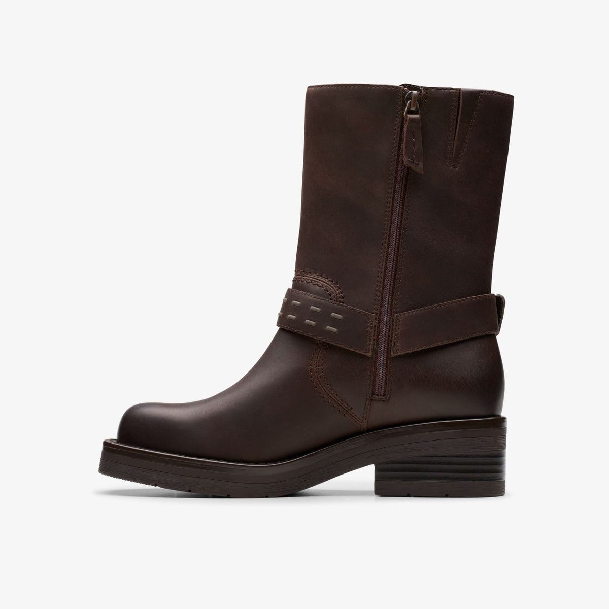 Rebelle Up Walnut Leather - Clarks Women