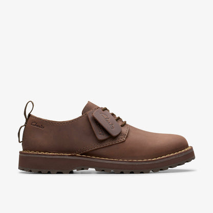 Solsbury Lace Dark Brown Leather - Clarks Men