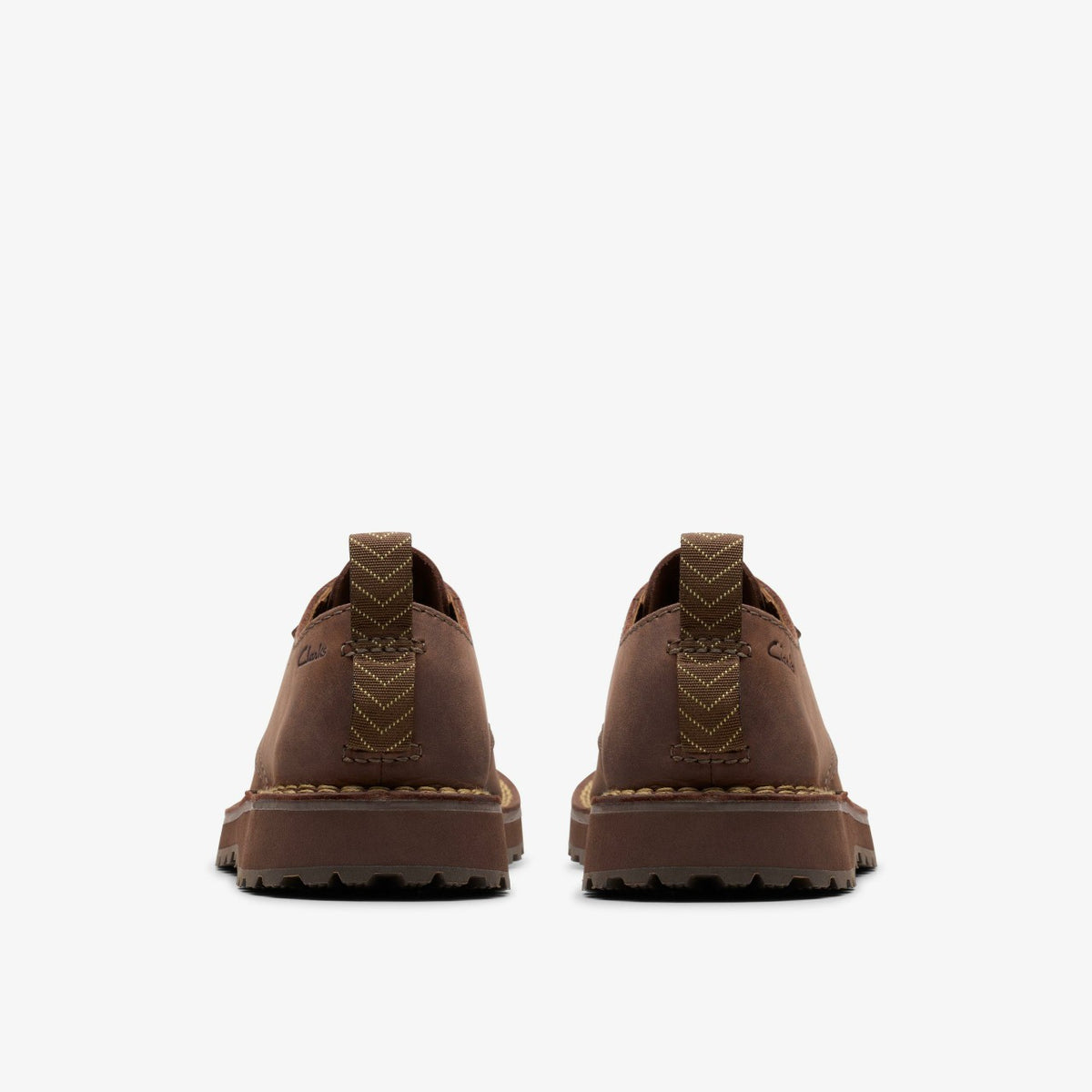 Solsbury Lace Dark Brown Leather - Clarks Men