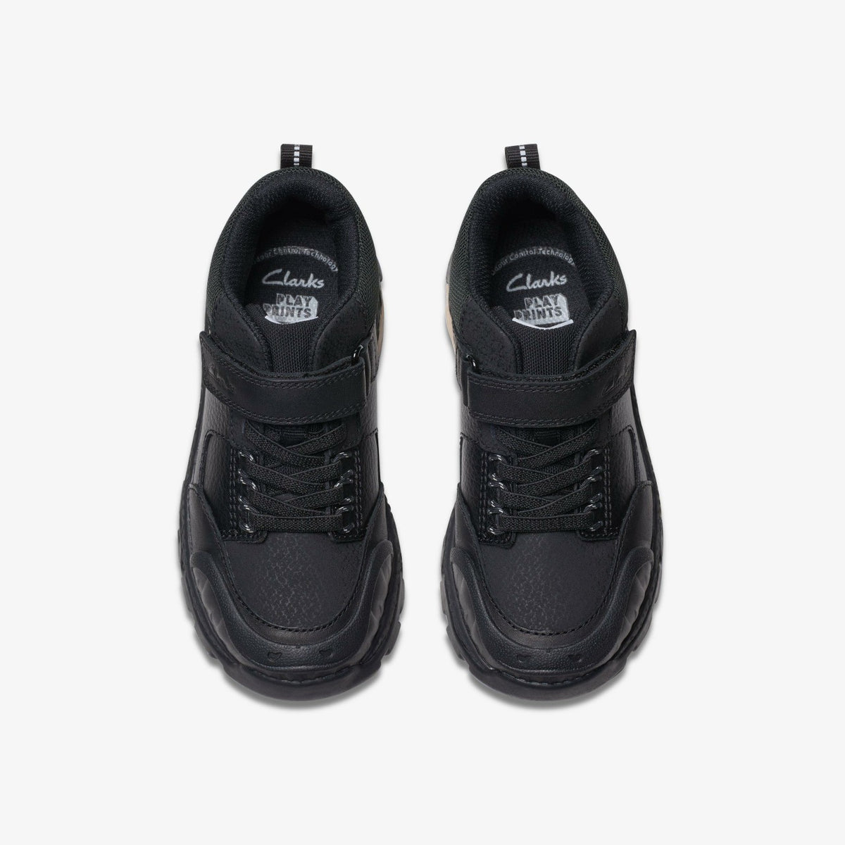 Steggy 2 Glow Kid Black Leather - Clarks Kids