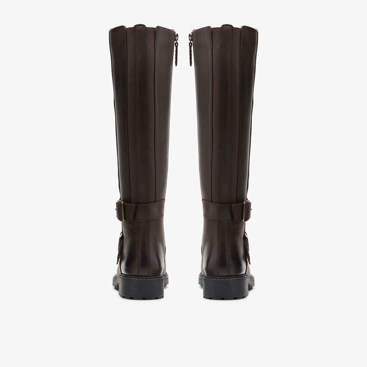 Orinoco 2 Tall Dark Brown Leather - Clarks Women