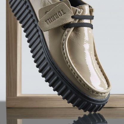 Torhill Bee Beige Patent - Clarks Women