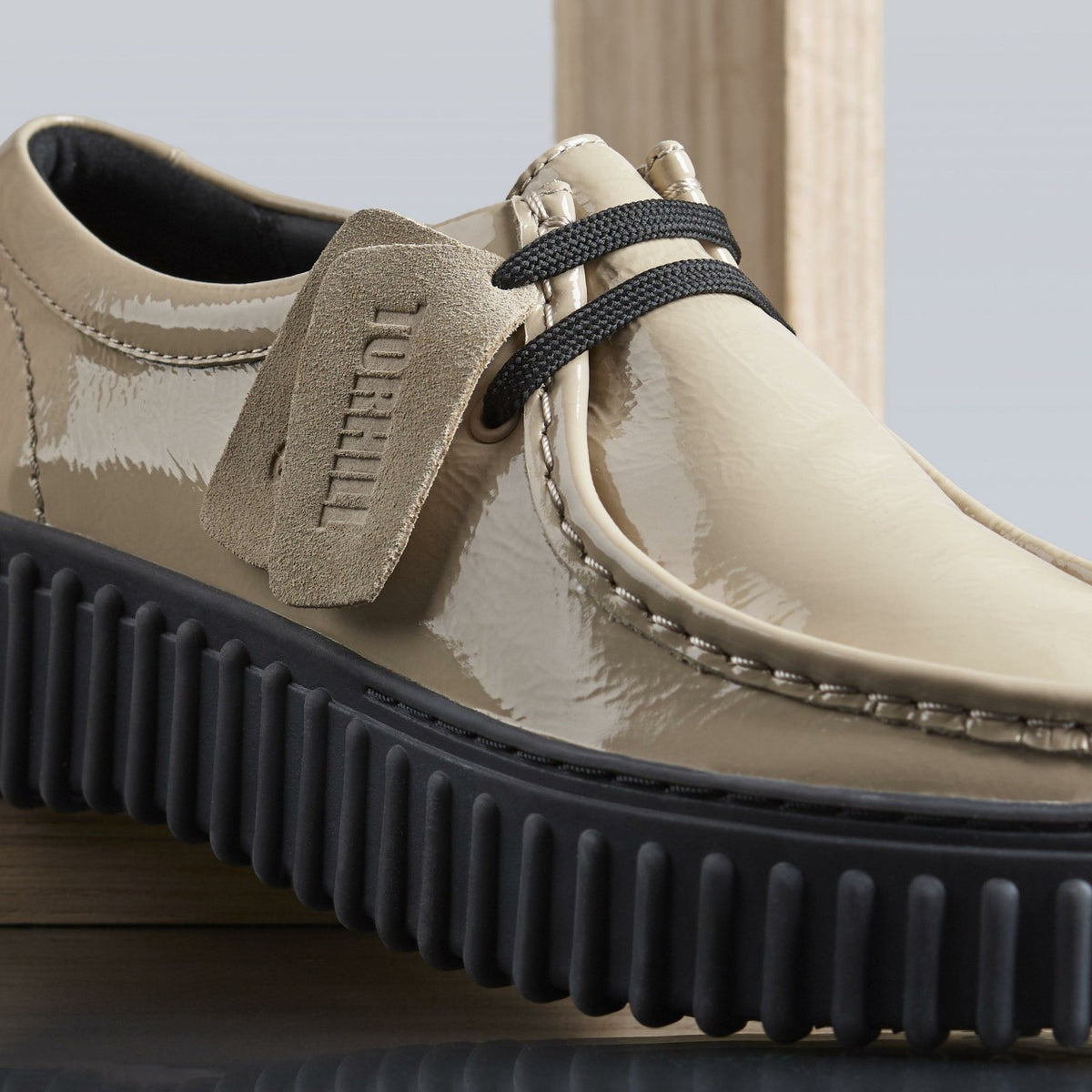 Torhill Bee Beige Patent - Clarks Women