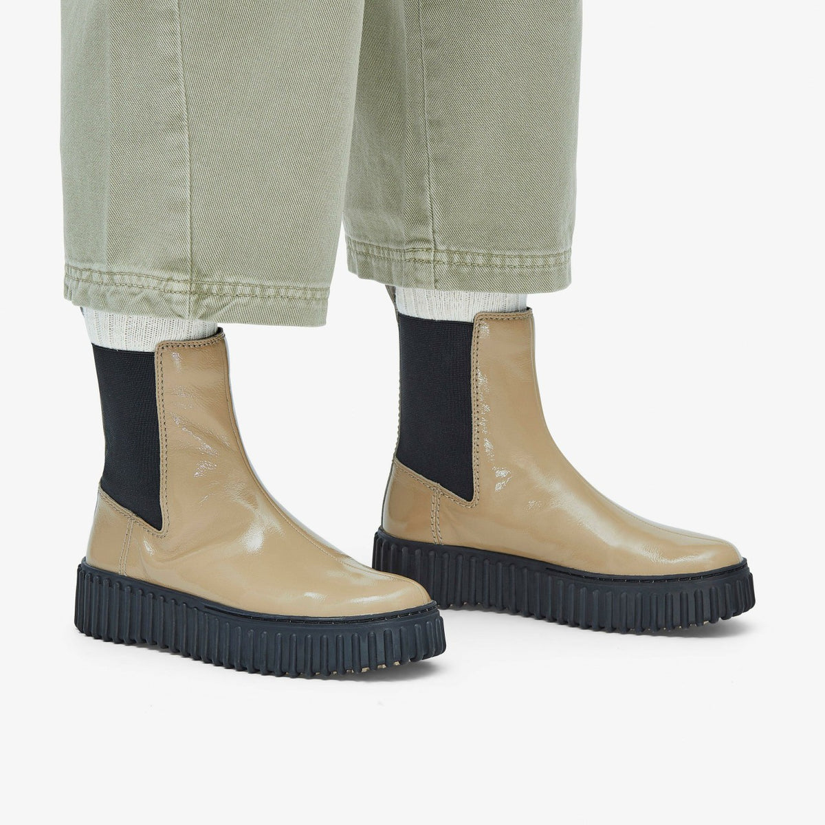 Torhill Maple Beige Patent - Clarks Women