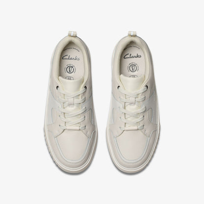 Oslo Shine Youth White - Clarks Kids