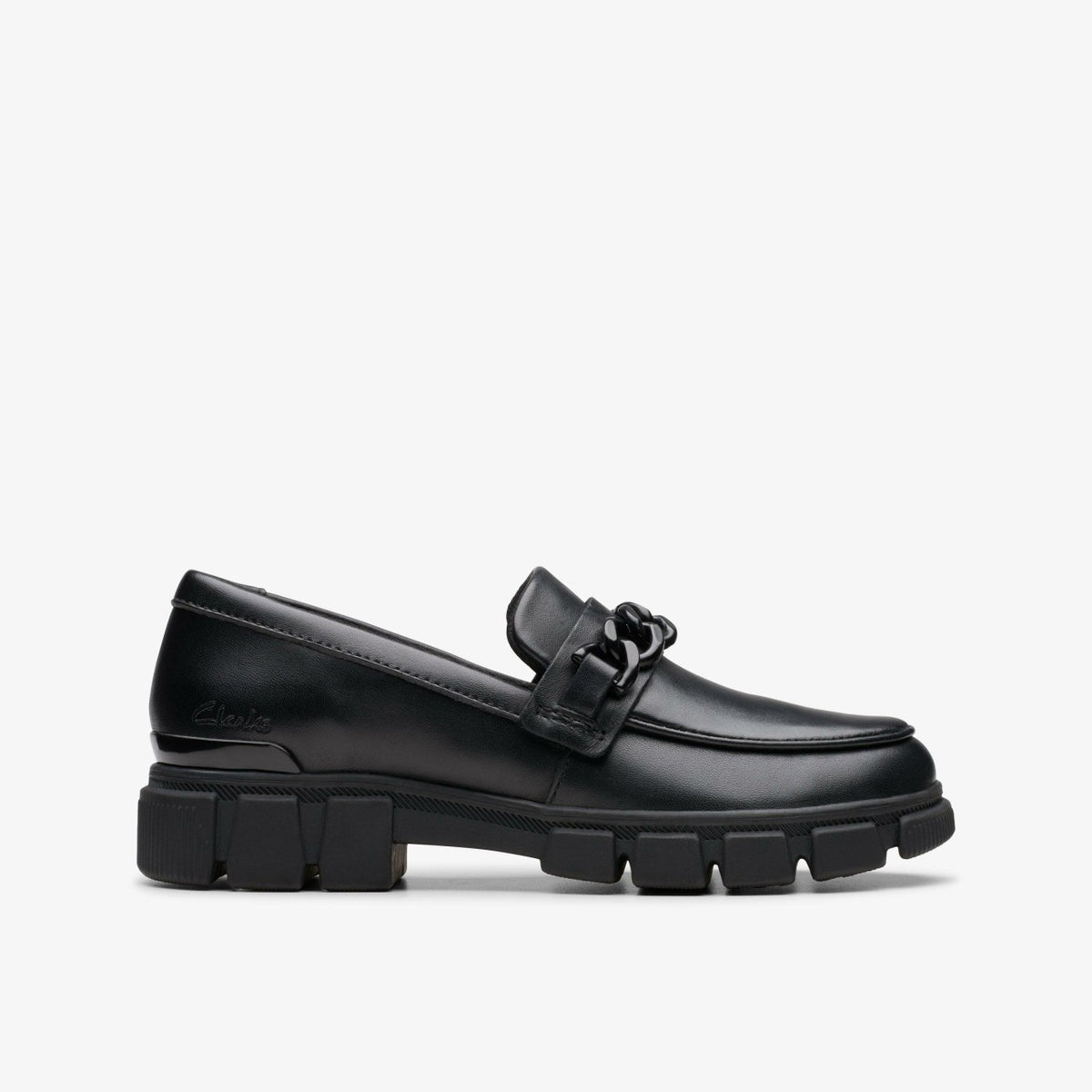 Evyn Walk Kid Black Leather - Clarks Kids