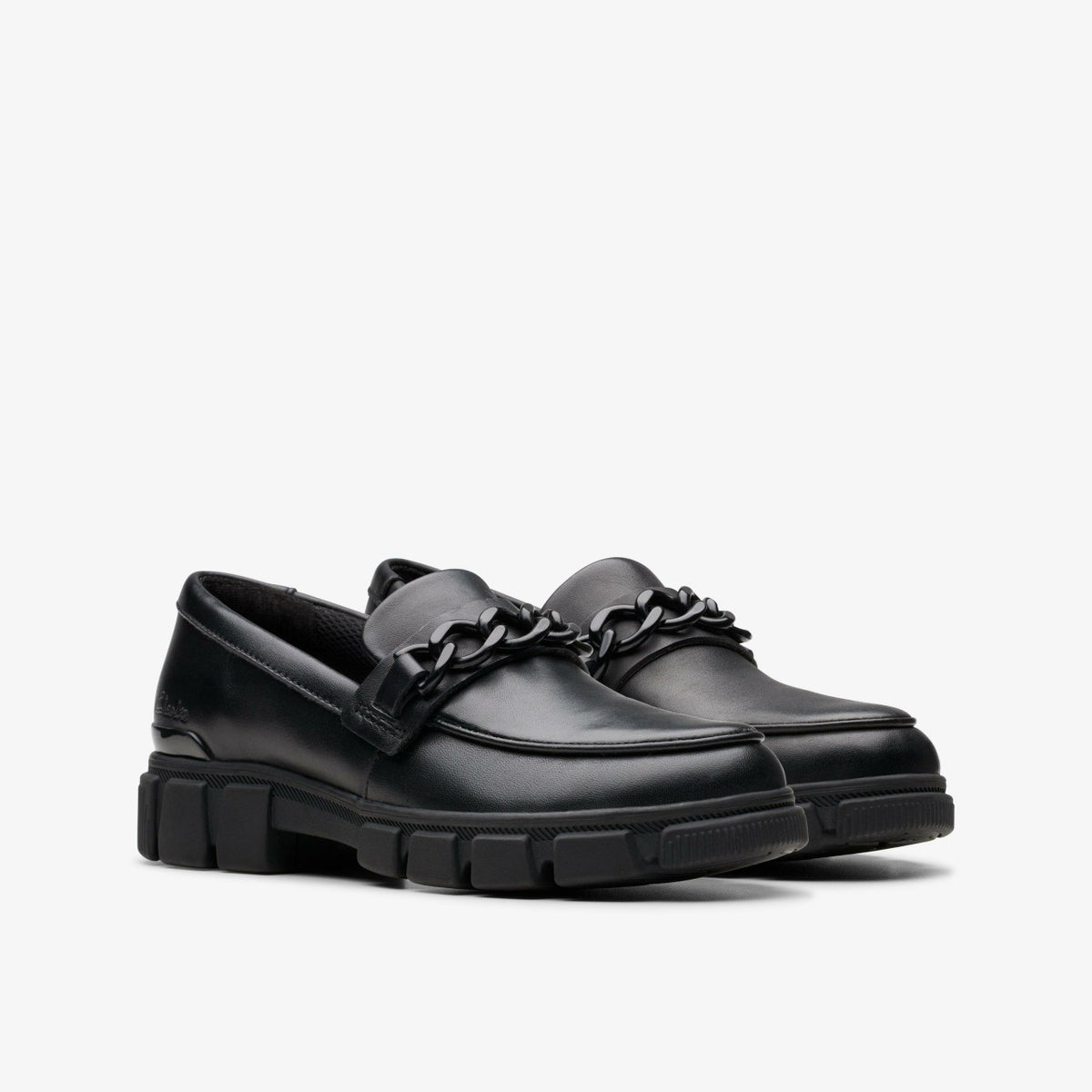 Evyn Walk Kid Black Leather - Clarks Kids