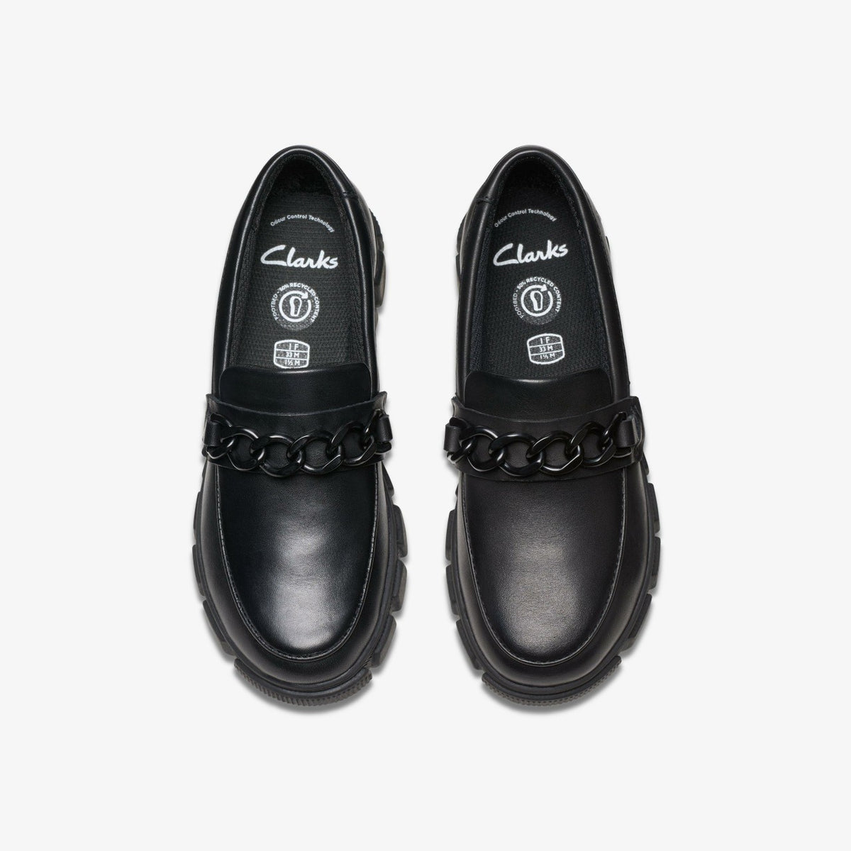 Evyn Walk Kid Black Leather - Clarks Kids