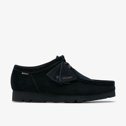 Wallabee GORE-TEX Black Suede - Clarks Men