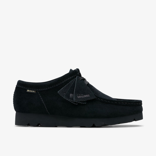 Wallabee GORE-TEX Black Suede - Clarks Men