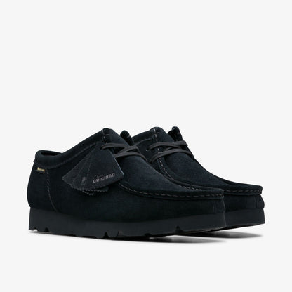Wallabee GORE-TEX Black Suede - Clarks Men