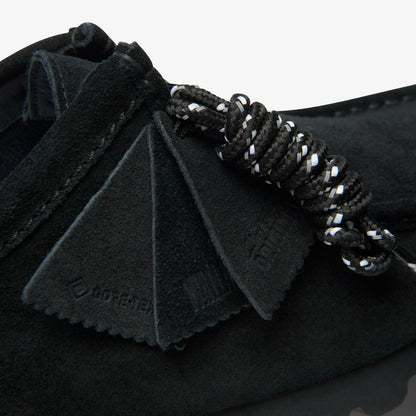Wallabee GORE-TEX Black Suede - Clarks Men