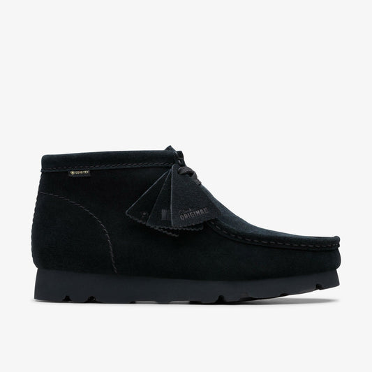 Wallabee Boot GORE-TEX Black Suede - Clarks Men