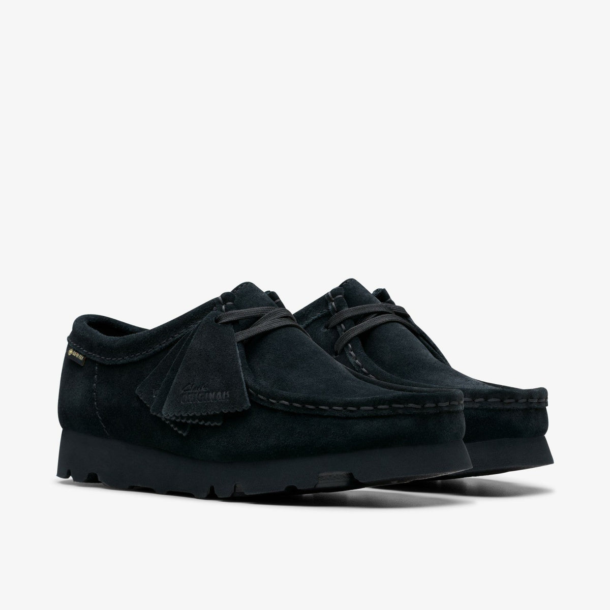 Wallabee GORE-TEX Black Suede - Clarks Women