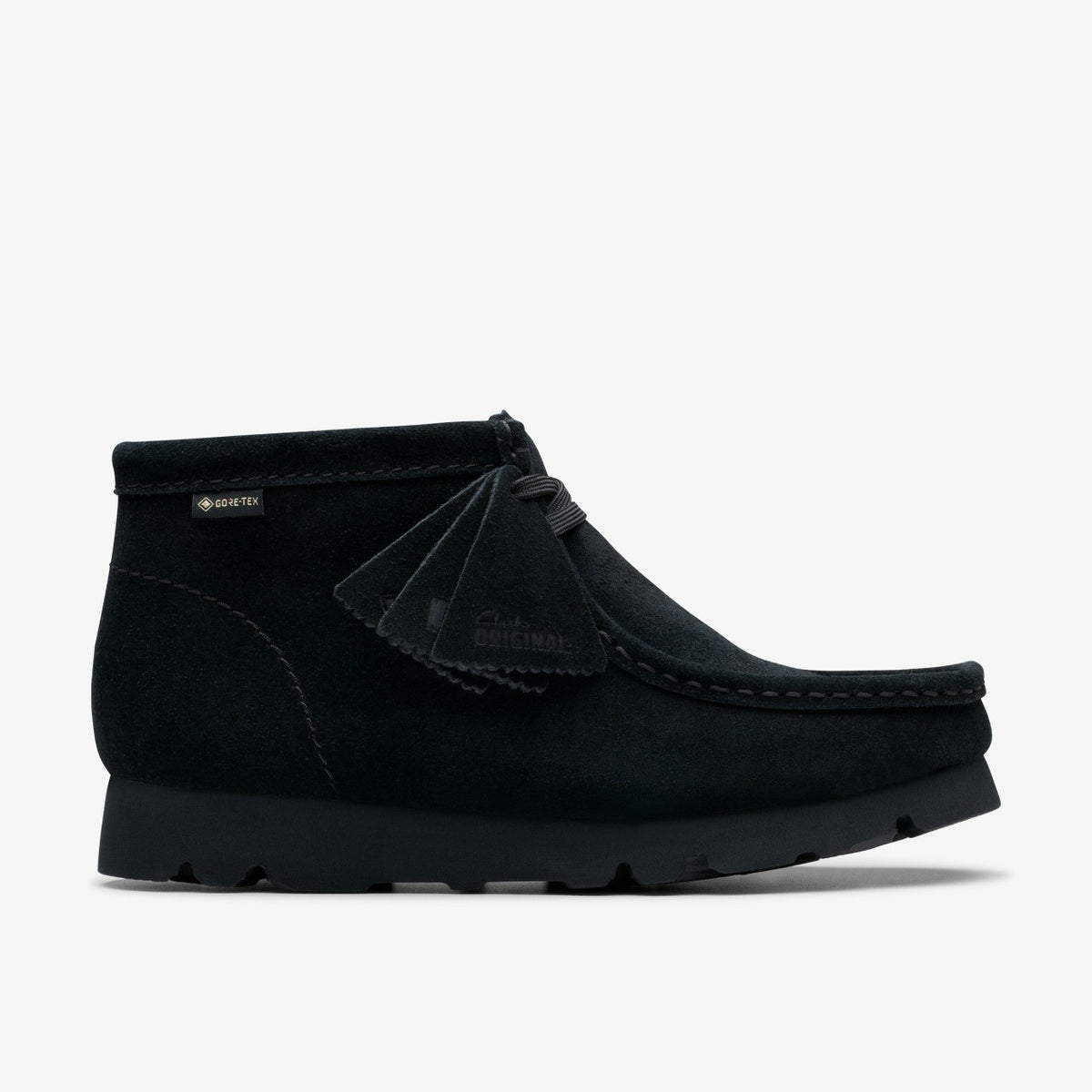 Wallabee Boot GORE-TEX Black Suede - Clarks Women