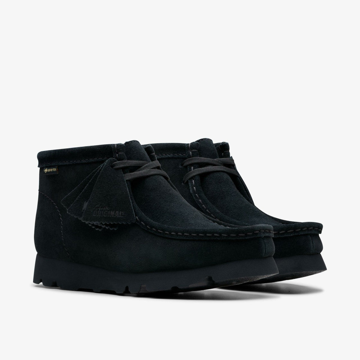 Wallabee Boot GORE-TEX Black Suede - Clarks Women