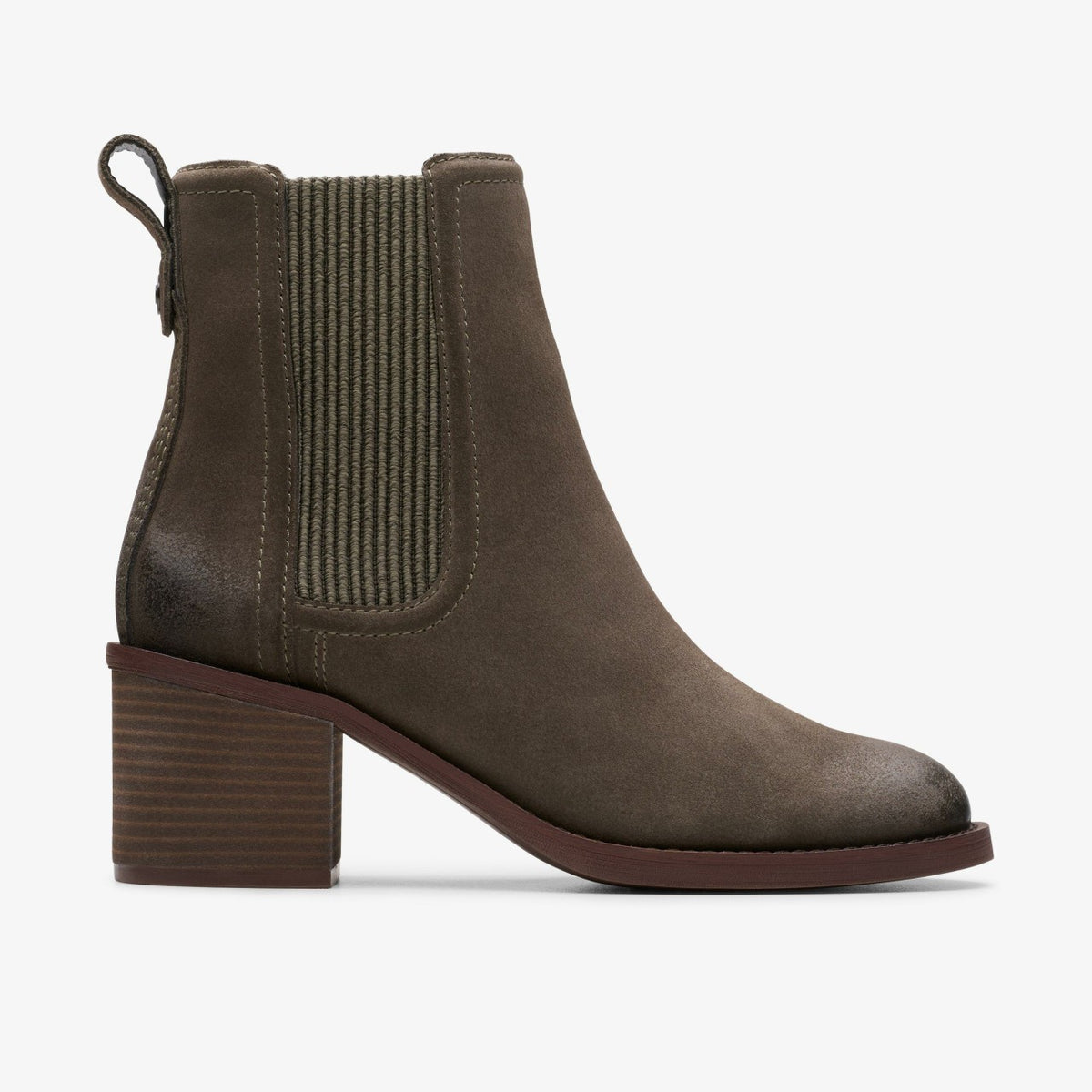 Chamberly Top Mole Grey Suede - Clarks Women