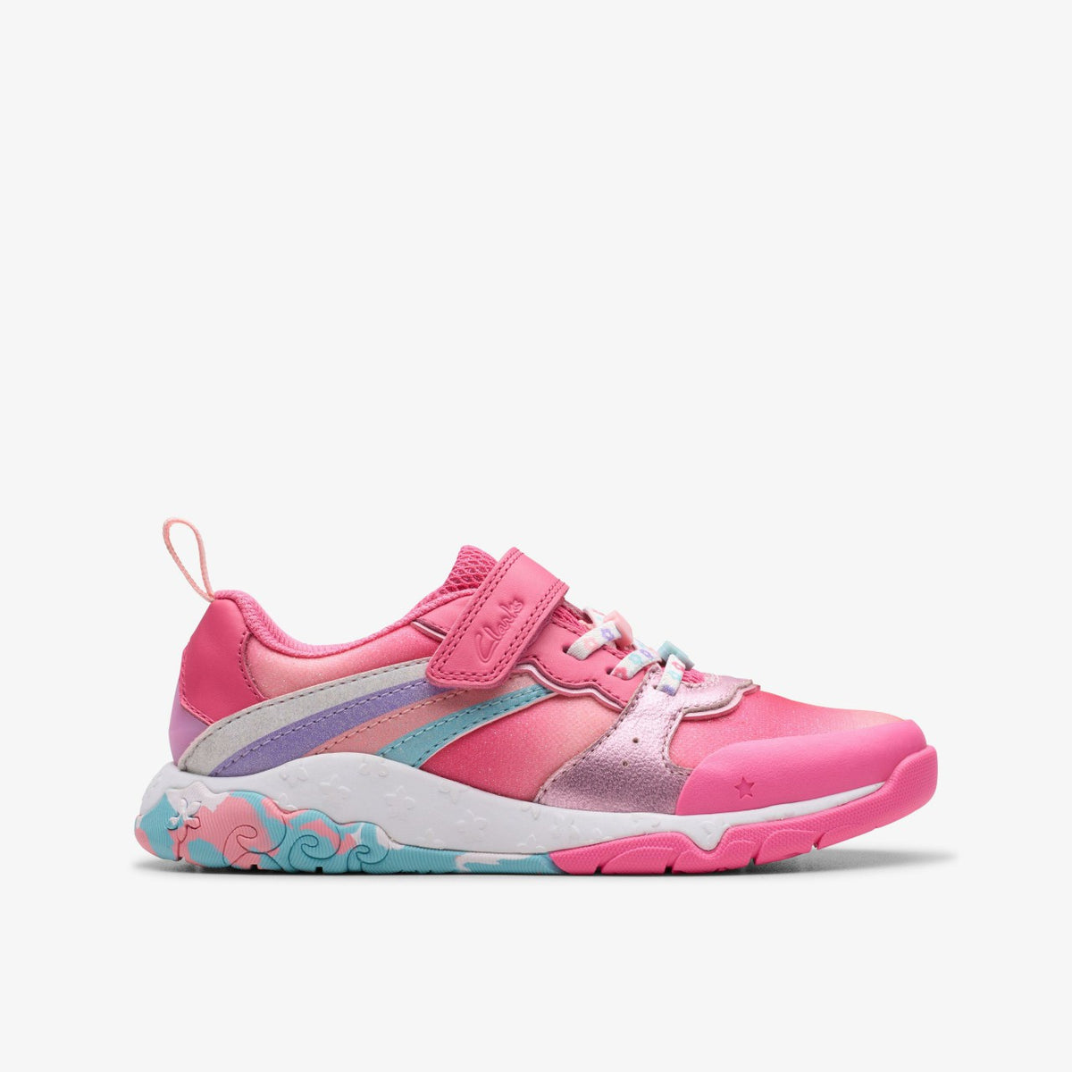 Tidal Star Kid Bright Pink Combination - Clarks Kids