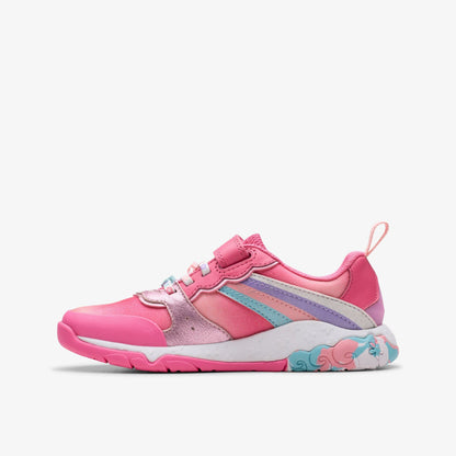 Tidal Star Kid Bright Pink Combination - Clarks Kids