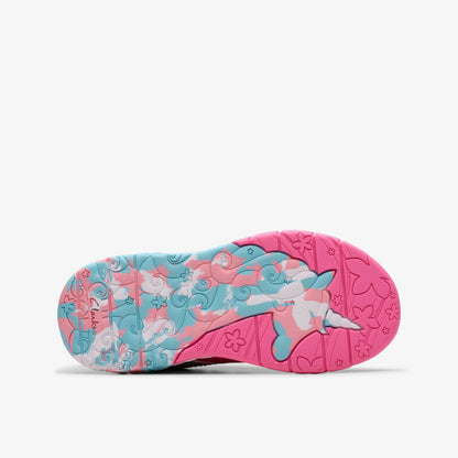 Tidal Star Kid Bright Pink Combination - Clarks Kids