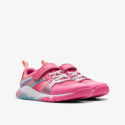 Tidal Star Kid Bright Pink Combination - Clarks Kids