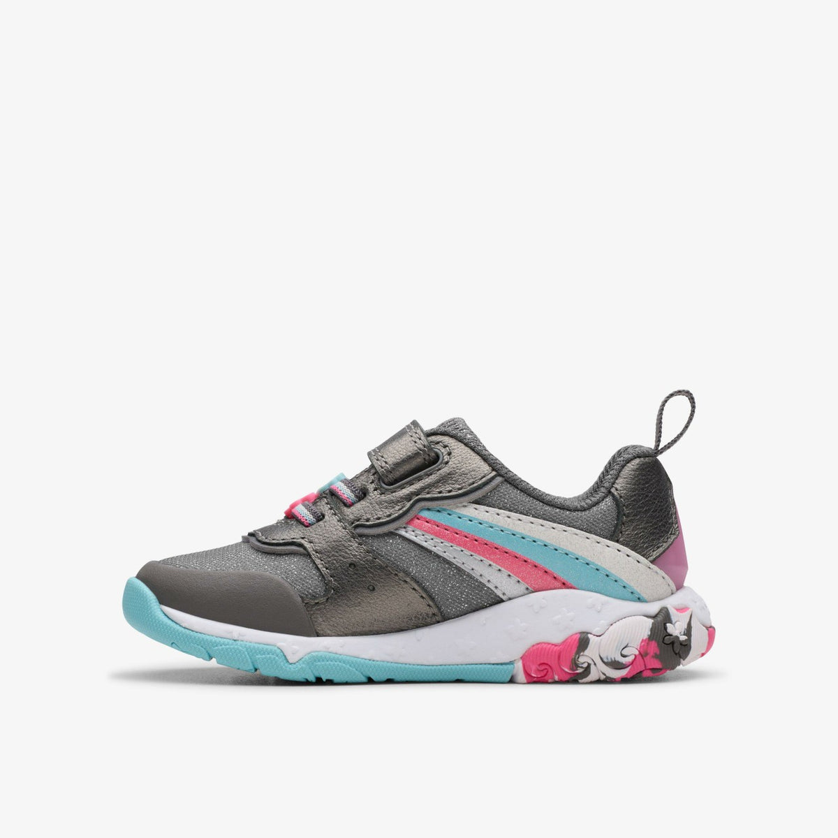 Tidal Star Toddler Gun Metal - Clarks Babies|Kids