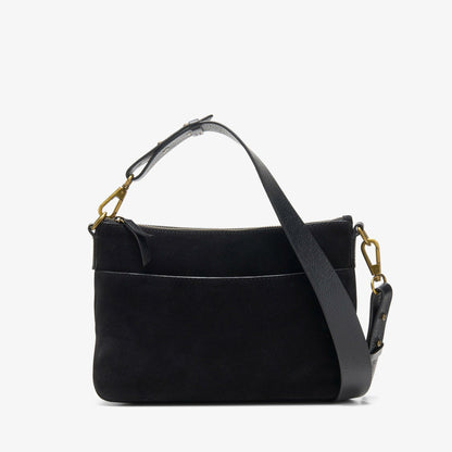 Willow Cross Black Suede - Clarks Women