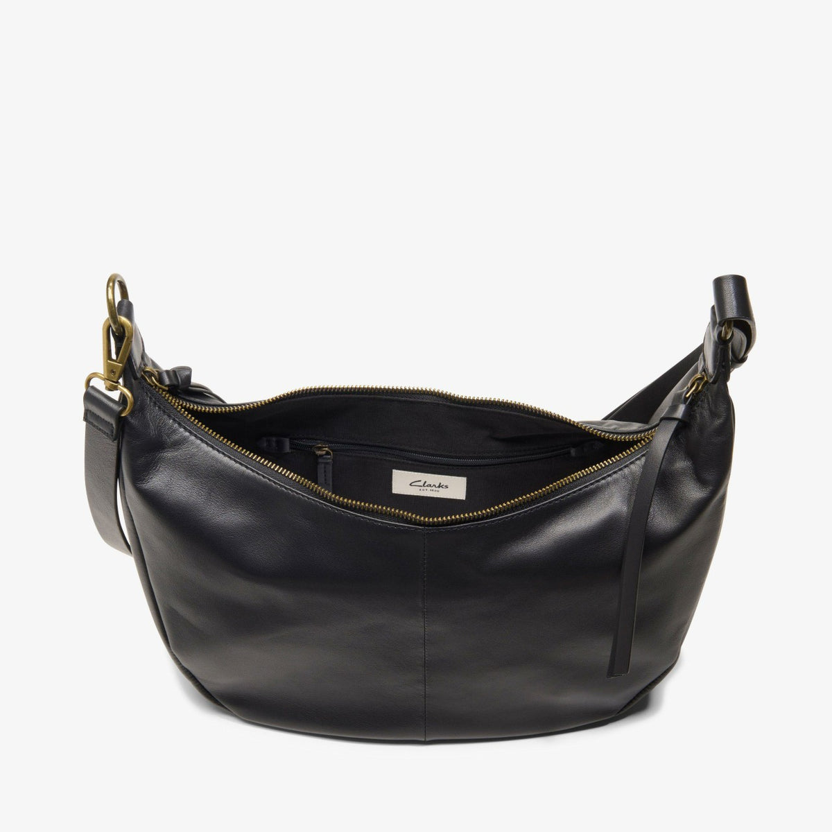 Willow Moon Black Leather - Clarks Women