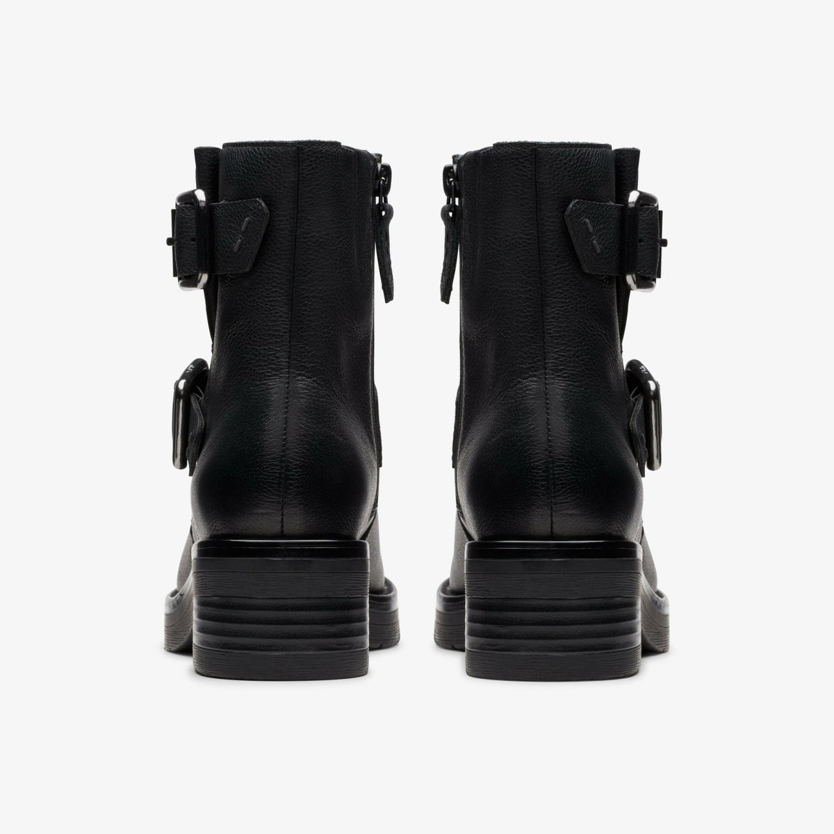 Rebelle Buckle Black Leather - Clarks Women