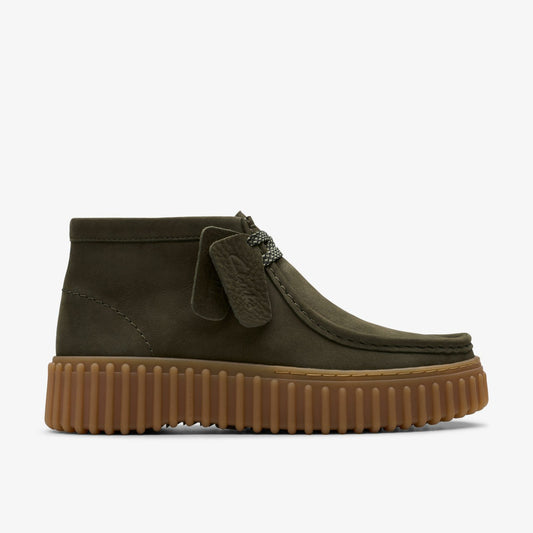 Torhill Moss Dark Green Nubuck - Clarks Women
