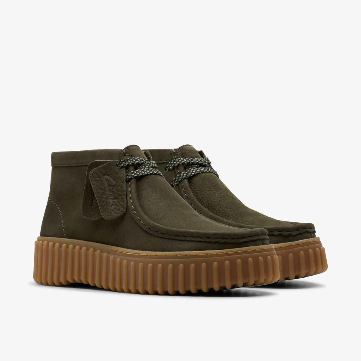 Torhill Moss Dark Green Nubuck - Clarks Women