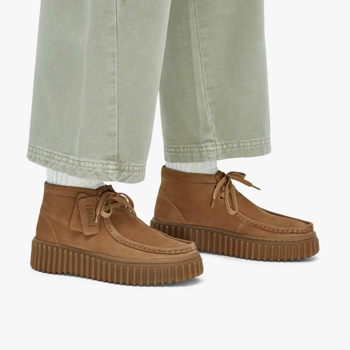 Torhill Moss Light Tan Nubuck - Clarks Women