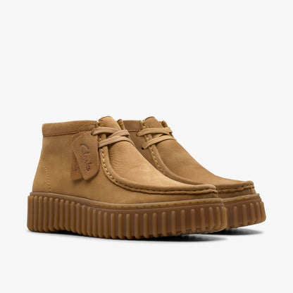 Torhill Moss Light Tan Nubuck - Clarks Women