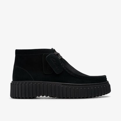 Torhill Moss Black Suede - Clarks Women