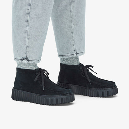 Torhill Moss Black Suede - Clarks Women