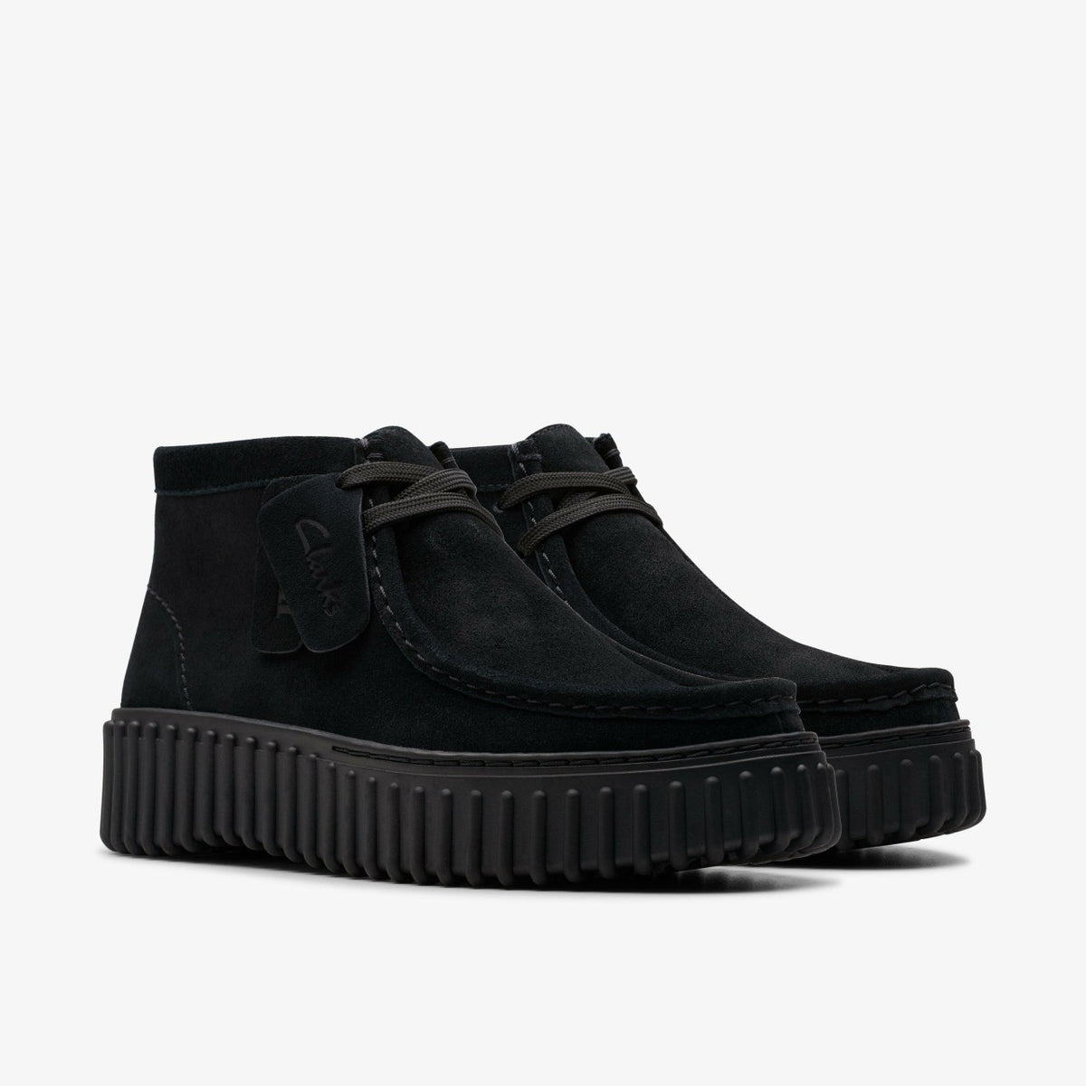 Torhill Moss Black Suede - Clarks Women