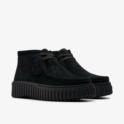 Torhill Moss Black Suede - Clarks Women