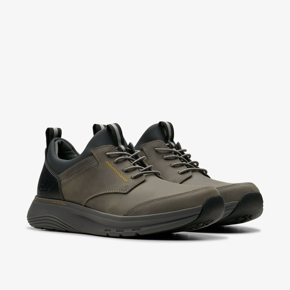 Motion Trek EZ Grey Leather - Clarks Men