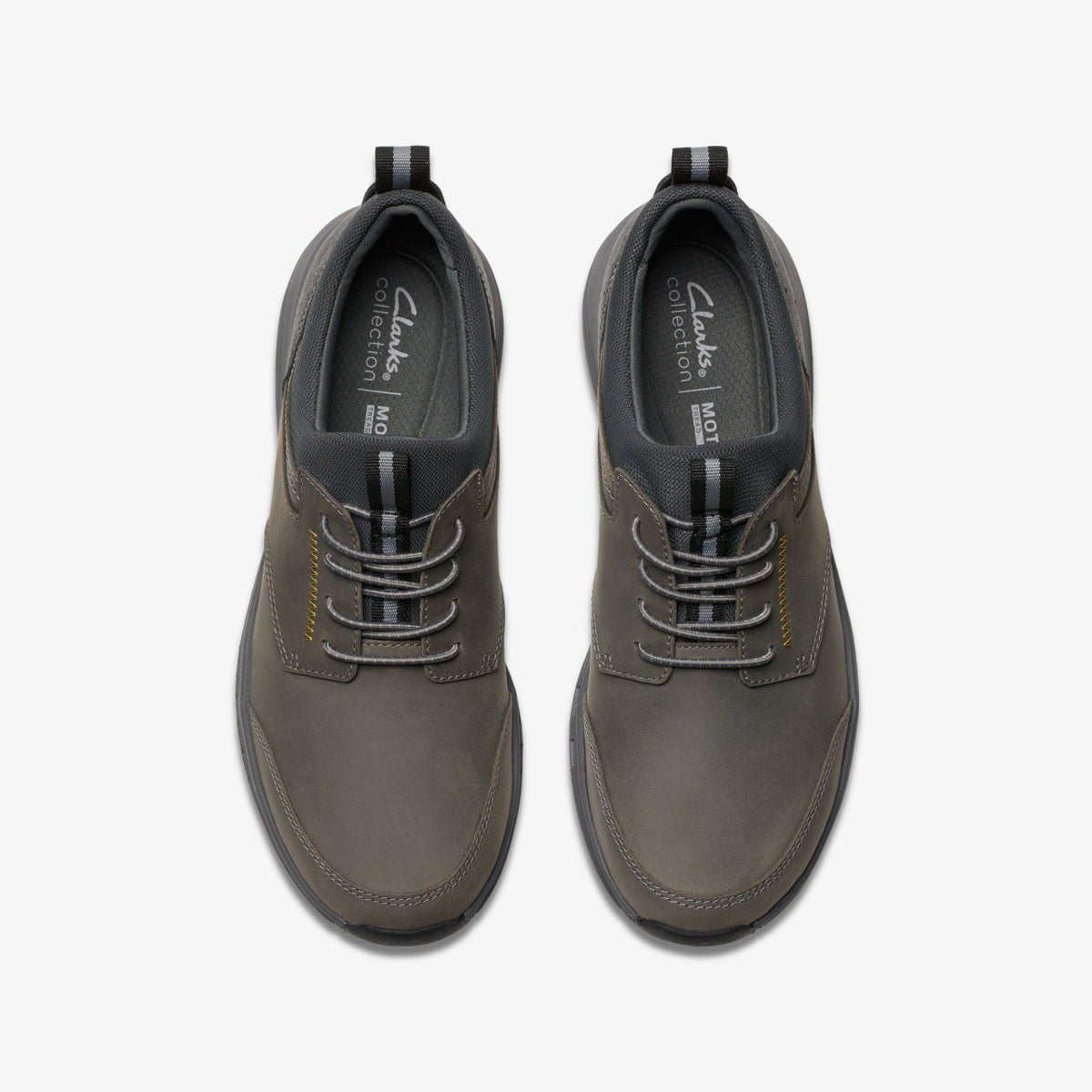 Motion Trek EZ Grey Leather - Clarks Men