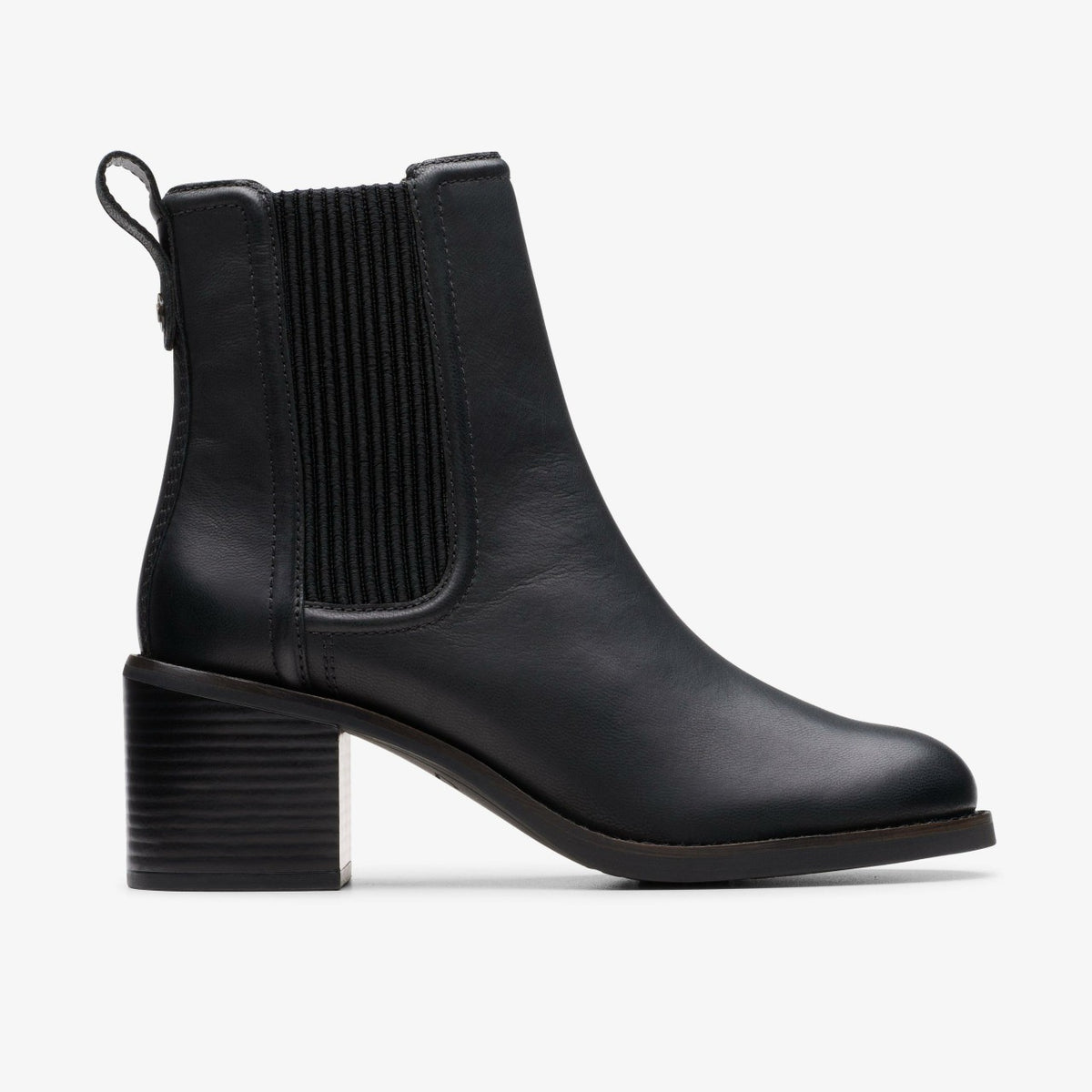 Chamberly Top Black Leather - Clarks Women