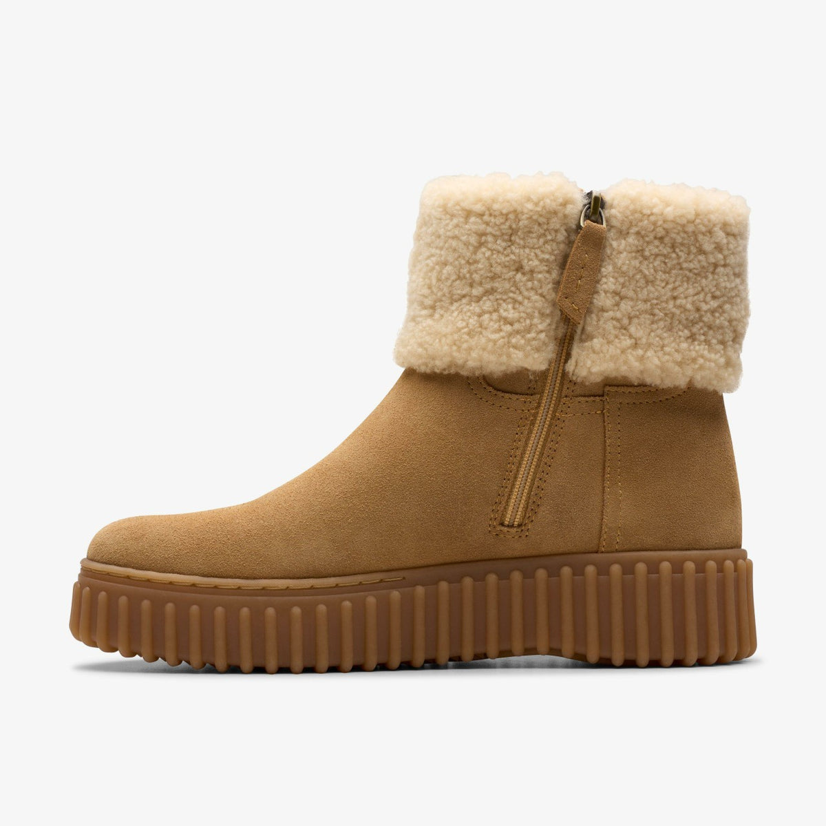 Torhill Turn Light Tan Warmlined - Clarks Women