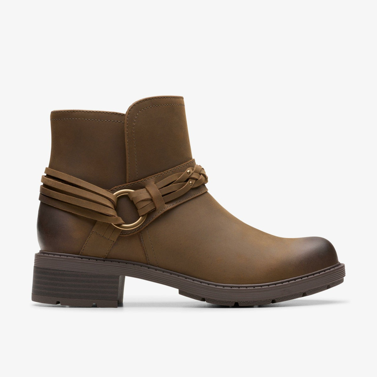 Hearth Kaylie Ankle Boot Mushroom Oily - Clarks Women