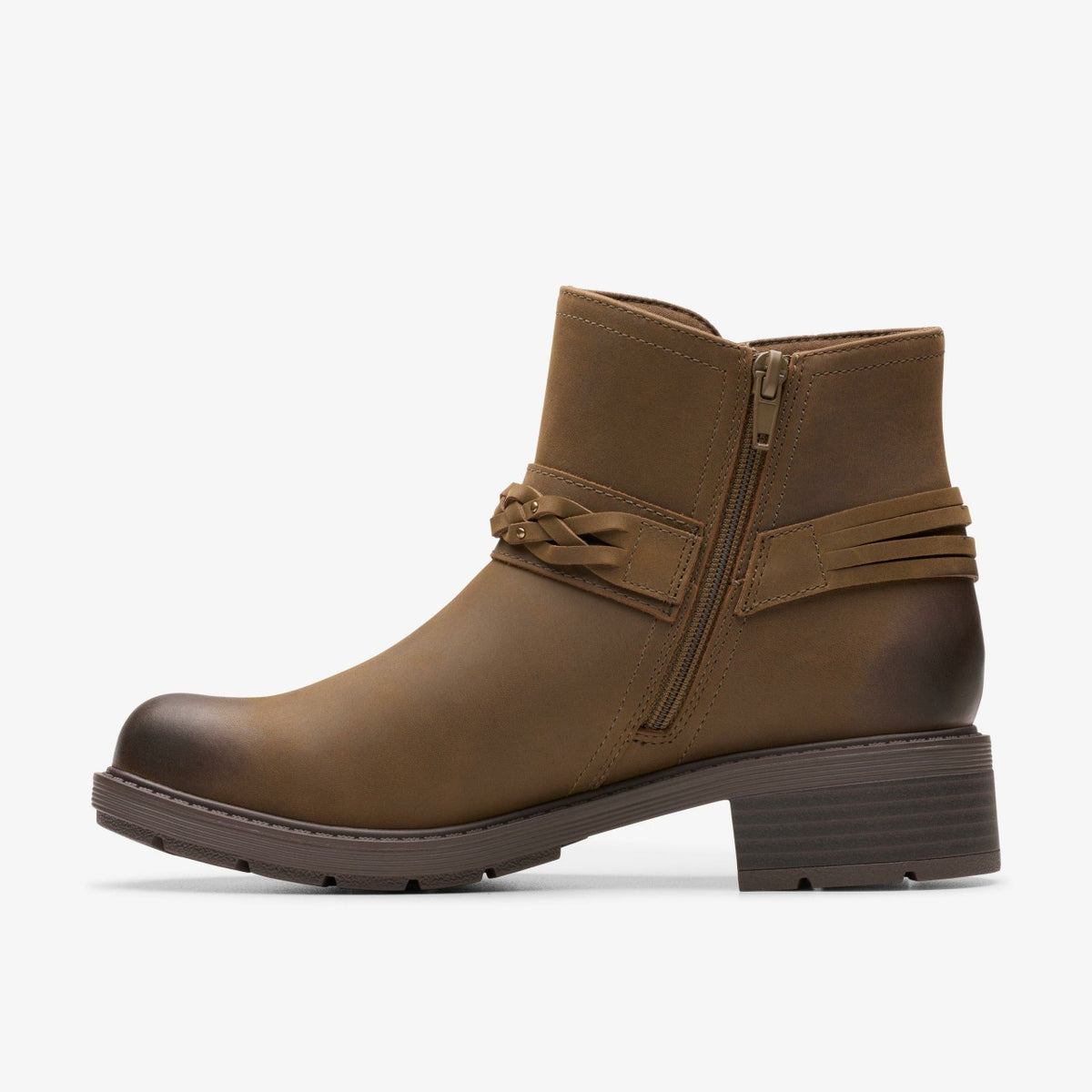 Hearth Kaylie Ankle Boot Mushroom Oily - Clarks Women