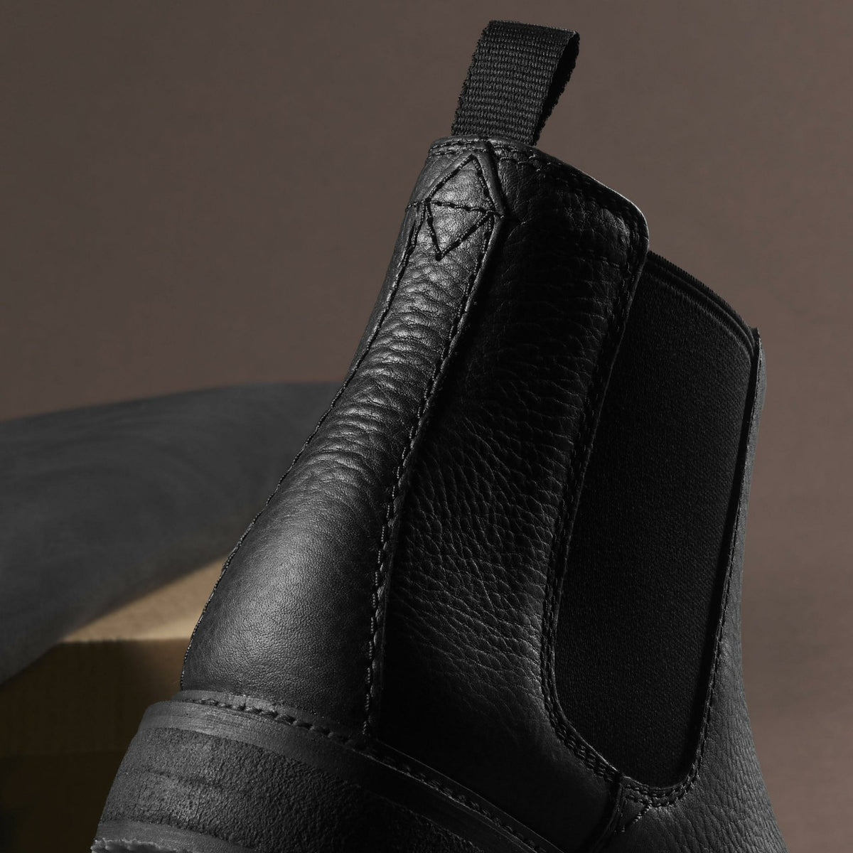 Clarkdale Easy Chelsea Boot Black Leather - Clarks Men