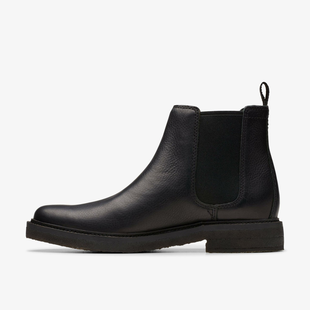 Clarkdale Easy Chelsea Boot Black Leather - Clarks Men