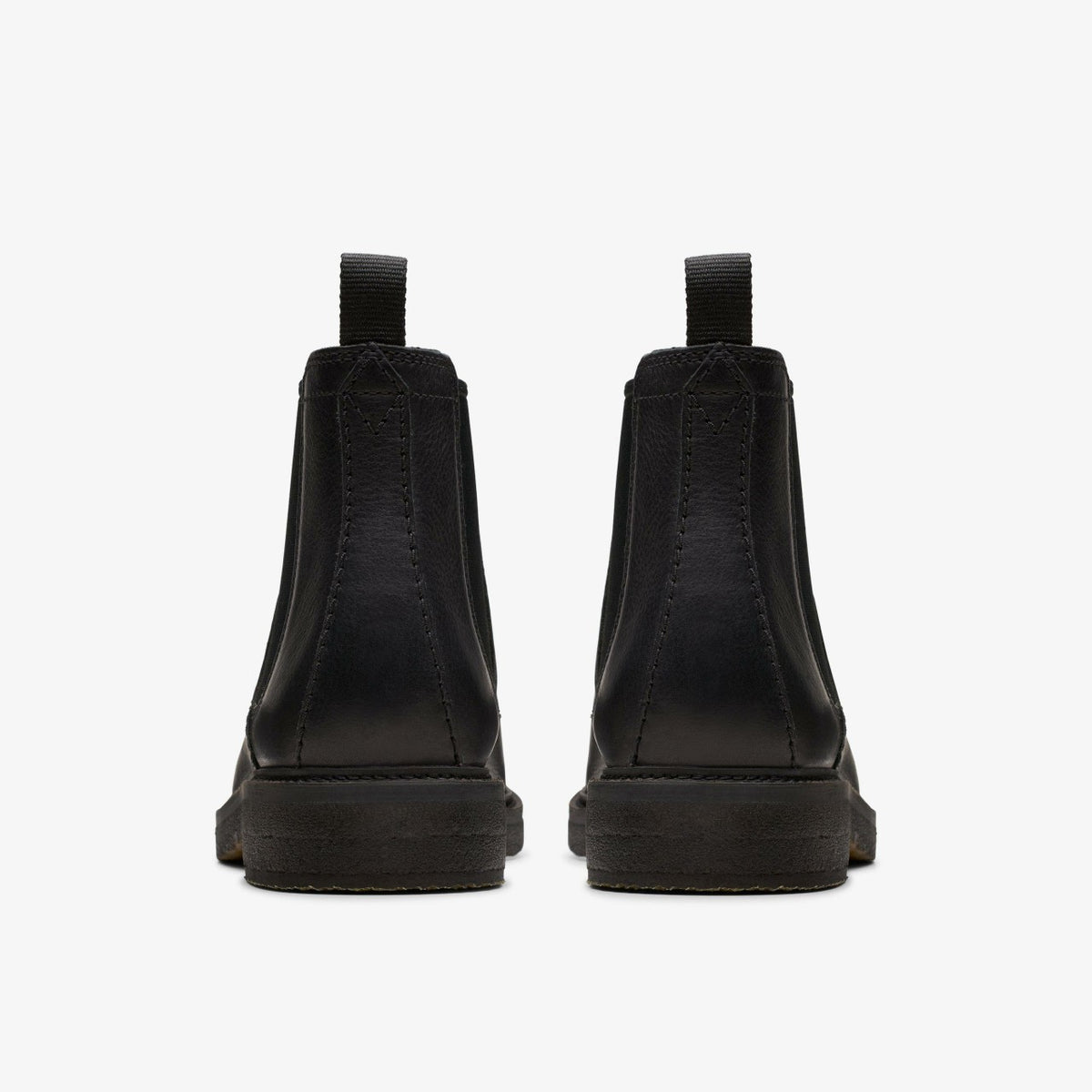 Clarkdale Easy Chelsea Boot Black Leather - Clarks Men
