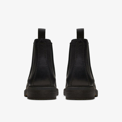 Clarkdale Easy Chelsea Boot Black Leather - Clarks Men